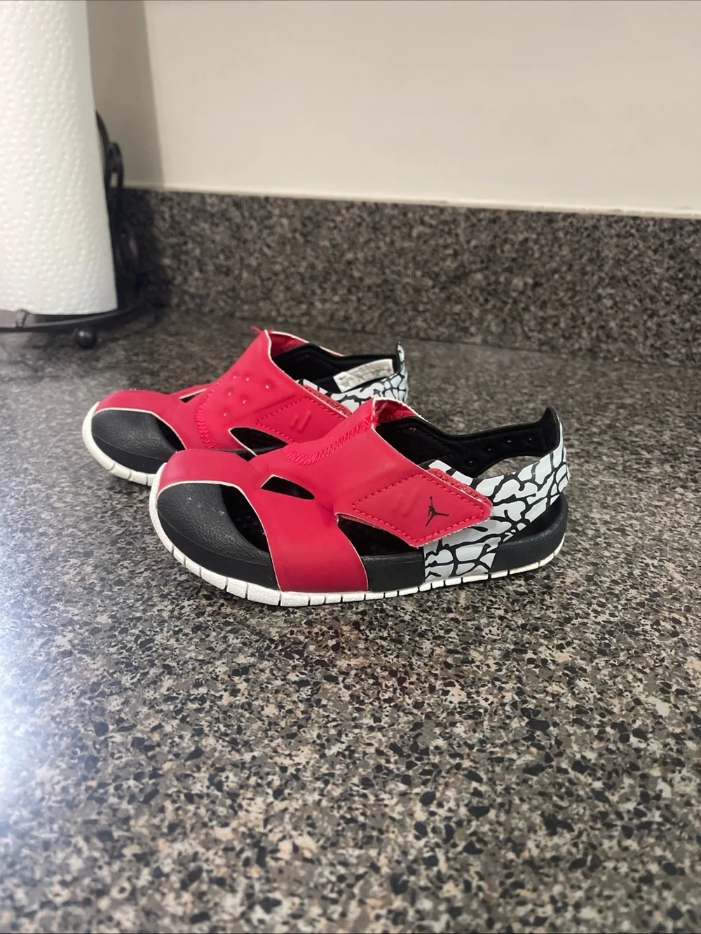 JORDAN FLARE SANDAL TD 'GIRAFFE' Toddler Shoes Size 9C